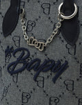 A BATHING APE Ladies' BAPY MONOGRAM JACQUARD SHOULDER BAG