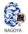 A BATHING APE BAPE STORE JAPAN LIMITED BAPE 30TH ANNIV. APE HEAD TEE SET w/ Pins & Magnet