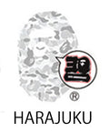 A BATHING APE BAPE STORE JAPAN LIMITED BAPE 30TH ANNIV. APE HEAD TEE SET w/ Pins & Magnet