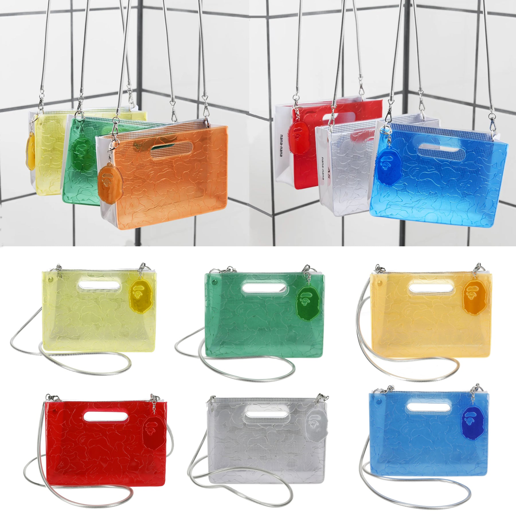 BAPE X 曲がろ NANA-NANA 】A5 VERTICAL BAG