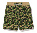 A BATHING APE ABC CAMO SWEAT SHORTS