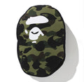 A BATHING APE 1ST CAMO APE HEAD CUSHION