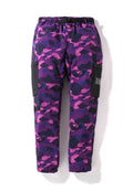 A BATHING APE COLOR CAMO MILITARY PANTS