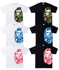 A BATHING APE ABC CAMO SIDE BIG APE HEAD TEE