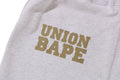 A BATHING APE BAPE x UNION SWEAT PANTS