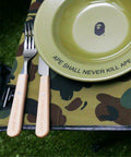 A BATHING APE BAPE CUTLERY SET Spoon/Knife/Fork Wood - happyjagabee store