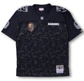 A BATHING APE BAPE X M&N NFL LOS ANGELES/OAKLAND RAIDERS LEGACY JERSEY
