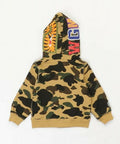A BATHING APE BAPE KIDS 1ST CAMO SHARK ZIP HOODIE - happyjagabee store