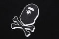 A BATHING APE COLOR APE CROSSBONE ONE POINT PULLOVER HOODIE
