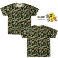 A BATHING APE BAPE X TOM AND JERRY CAMO TEE