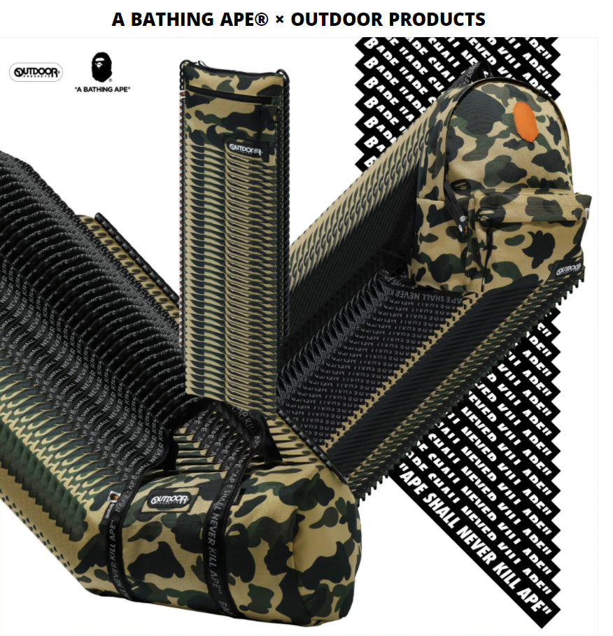 Order A Bathing Ape Bape X Ourdoor Products 1st Camo Mini Shoulder Bag  yellow solebox-navigation from solebox