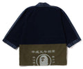 A BATHING APE MILITARY KIMONO JACKET
