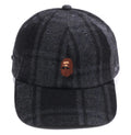 A BATHING APE - MR BATHING APE FLANNEL CHECK CAP