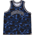 A BATHING APE COLOR CAMO BASKETBALL TANK TOP