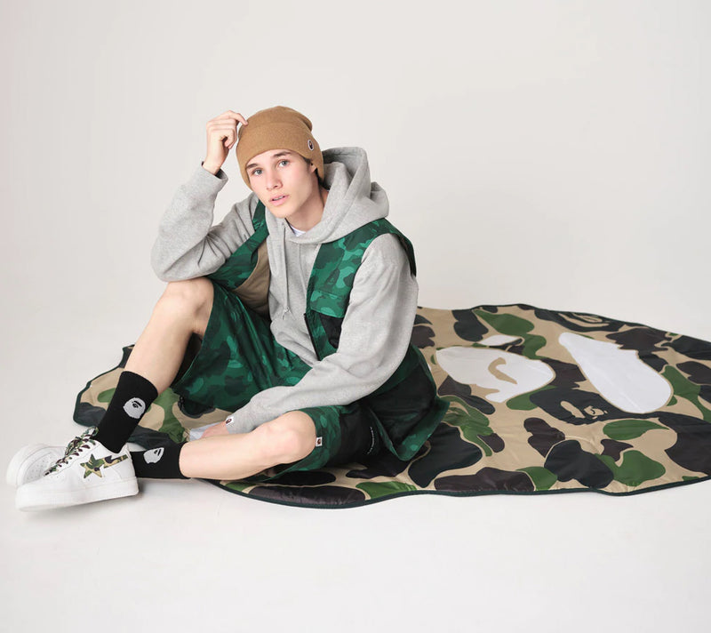 A BATHING APE ABC CAMO APE HEAD PICNIC SEAT