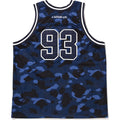 A BATHING APE COLOR CAMO BASKETBALL TANK TOP