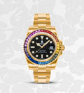 A BATHING APE TYPE 1 BAPEX CRYSTAL STONE Gold / Greem