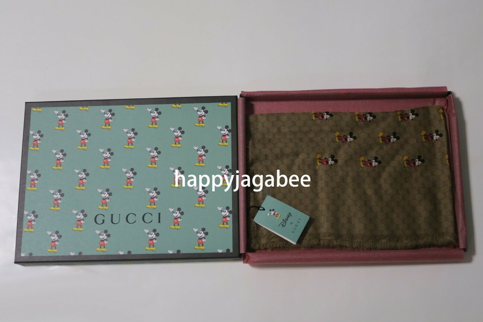 gucci mickey mouse scarf