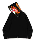 A BATHING APE CRAZY FACE FULL ZIP HOODIE