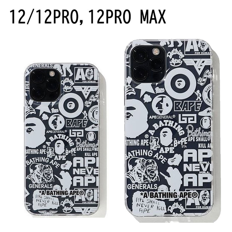 A BATHING APE CLASSIC IPHONE 12/12 Pro / 12 Pro Max CLEAR CASE