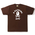 A BATHIONG APE APE CROSSBONE COLLEGE TEE
