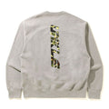 A BATHING APE Men's MO' WAX UNKLE x BAPE POINTMAN RELAXED CREWNECK