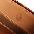 A BATHING APE SOLID CAMO LEATHER COIN CASE