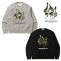 A BATHING APE Men's MO' WAX UNKLE x BAPE POINTMAN RELAXED CREWNECK