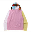 A BATHING APE MILO SHARK FULL ZIP HOODIE