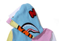 A BATHING APE MILO SHARK FULL ZIP HOODIE