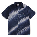 A BATHING APE APE HEAD ONE POINT TIE DYE SHIRT