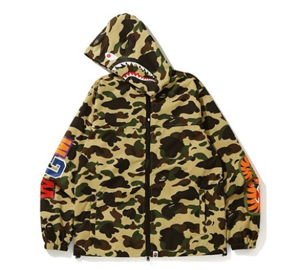 A BATHING APE 1ST CAMO SHARK HOODIE JACKET happyjagabee store