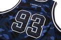 A BATHING APE COLOR CAMO BASKETBALL TANK TOP