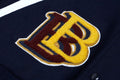 A BATHING APE - BAPE BLACK x GOLDEN BEAR SPORTSWEAR VARSITY JACKET