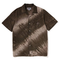 A BATHING APE APE HEAD ONE POINT TIE DYE SHIRT