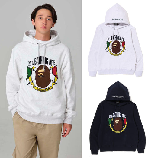 A BATHING APE - MR.BATHING APE PULLOVER HOODIE