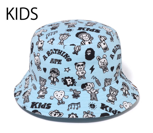 A BATHING APE BAPE KIDS X CHOCOMOO MILO FRIENDS HAT