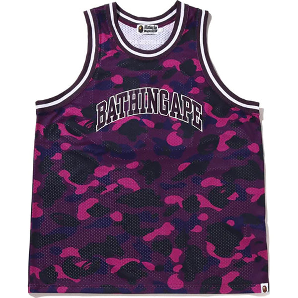 A BATHING APE COLOR CAMO BASKETBALL TANK TOP – happyjagabee