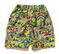 A BATHING APE BAPE KIDS BABY MILO RACING BEACH SHORTS