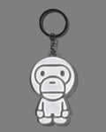 A BATHING APE BABY MILO REFLECTIVE KEYCHAIN - happyjagabee store