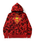 A BATHING APE BAPE × DC SUPERMAN PULLOVER HOODIE