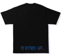 A BATHING APE SAND CAMO APE FACE TEE