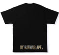 A BATHING APE SAND CAMO APE FACE TEE