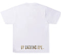 A BATHING APE SAND CAMO APE FACE TEE