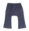 A BATHING APE BAPE KIDS BABY MILO STA JERSEY DENIM BABY PANTS