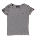 A BATHING APE Ladies' APE HEAD ONE POINT RIB TEE