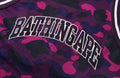 A BATHING APE COLOR CAMO BASKETBALL TANK TOP