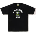 A BATHING APE BAPE CHECK COLLEGE TEE