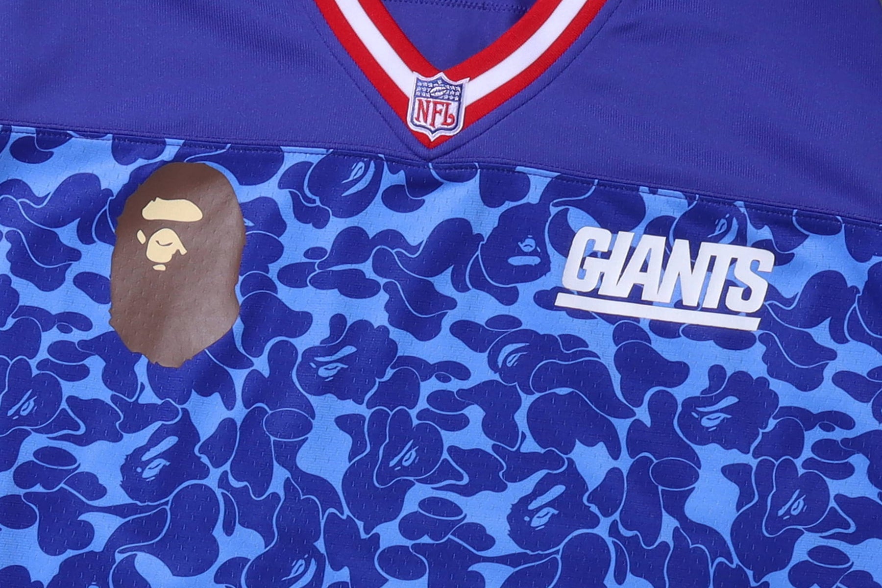 A BATHING APE BAPE X M&N NFL NEW YORK GIANTS LEGACY JERSEY – happyjagabee  store