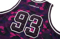 A BATHING APE COLOR CAMO BASKETBALL TANK TOP
